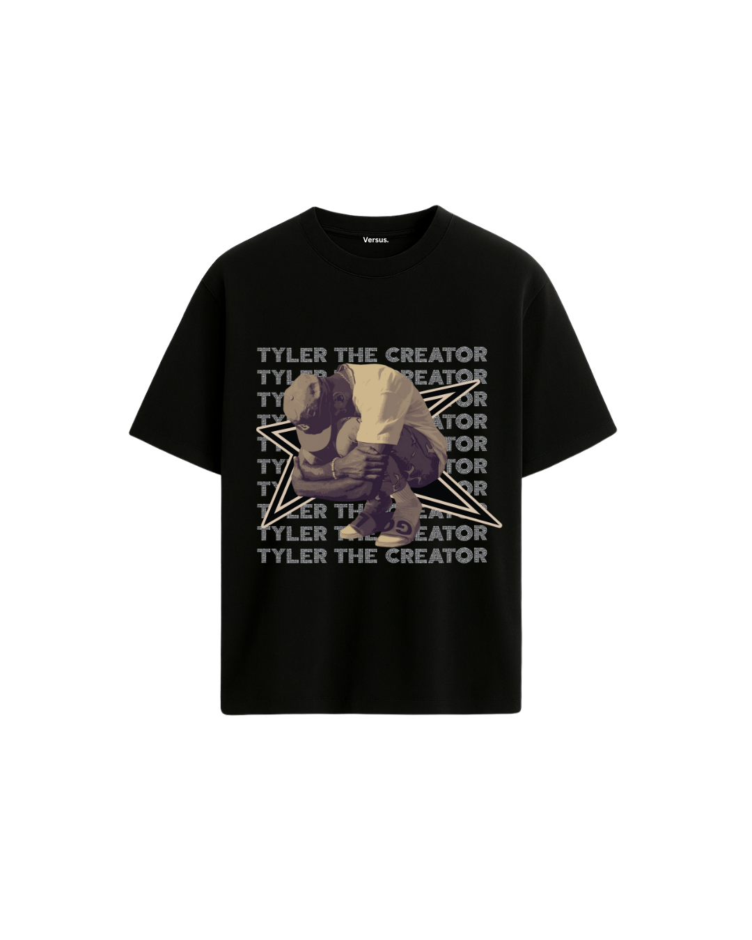 TYLER OVERSIZED BLACK T-SHIRT