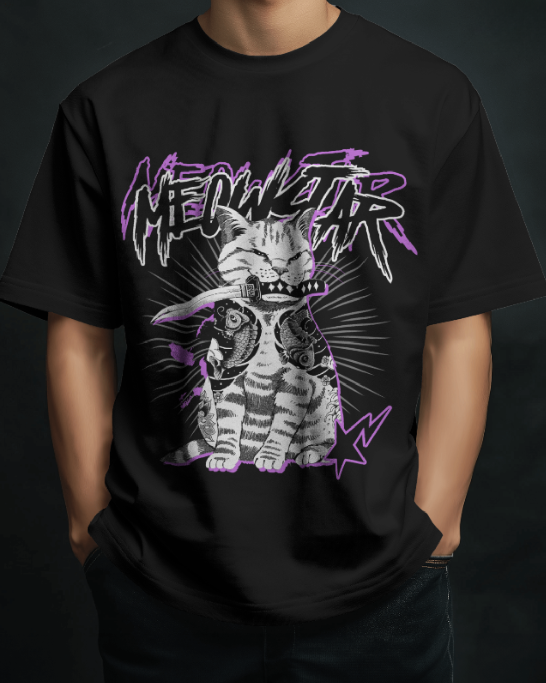 MEOWSTAR OVERSIZED T-SHIRT